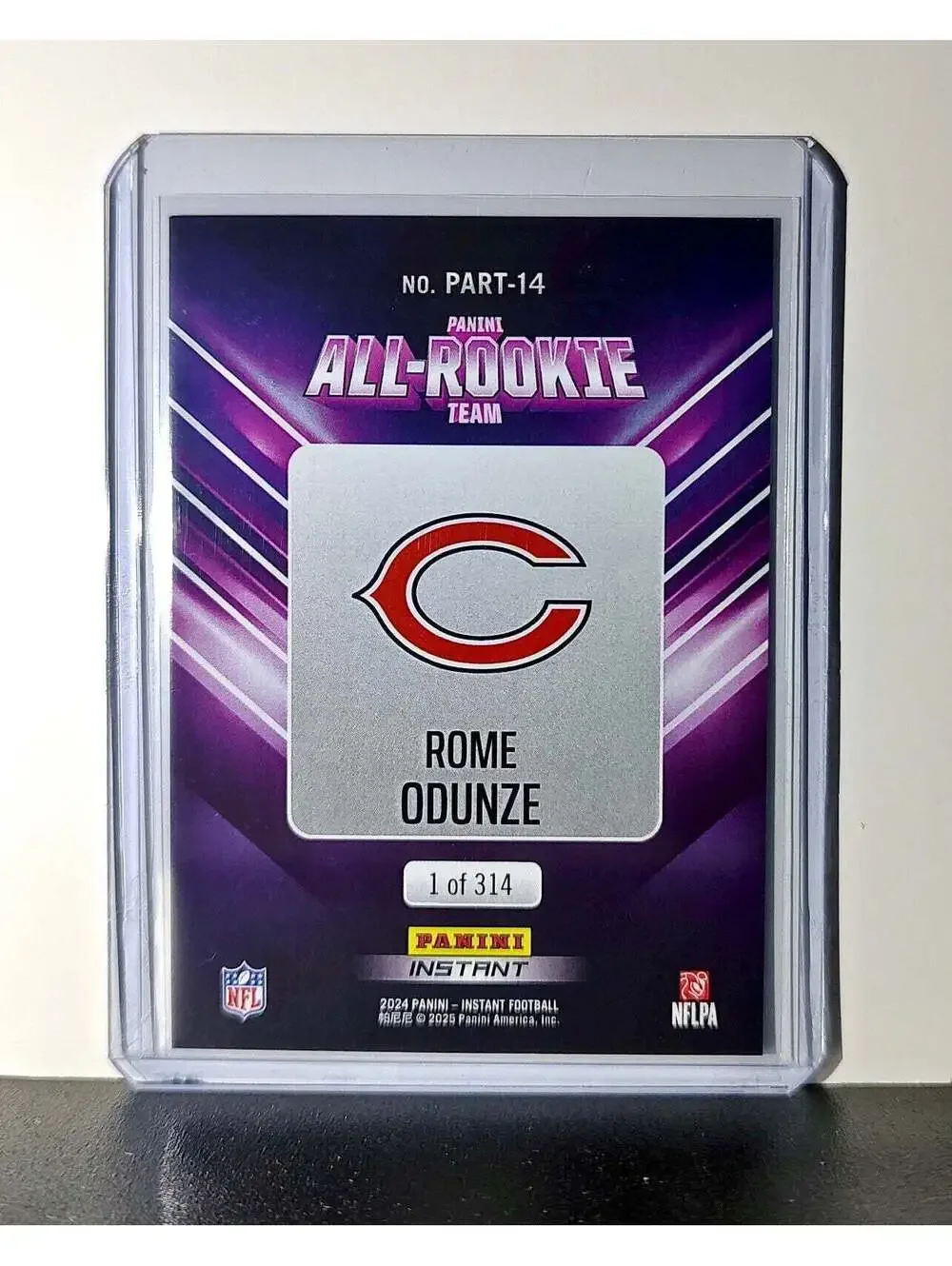 Rome Odunze Rookie 2024 Panini NFL #14 All-Rookie Card Chicago Bears 1 of 314